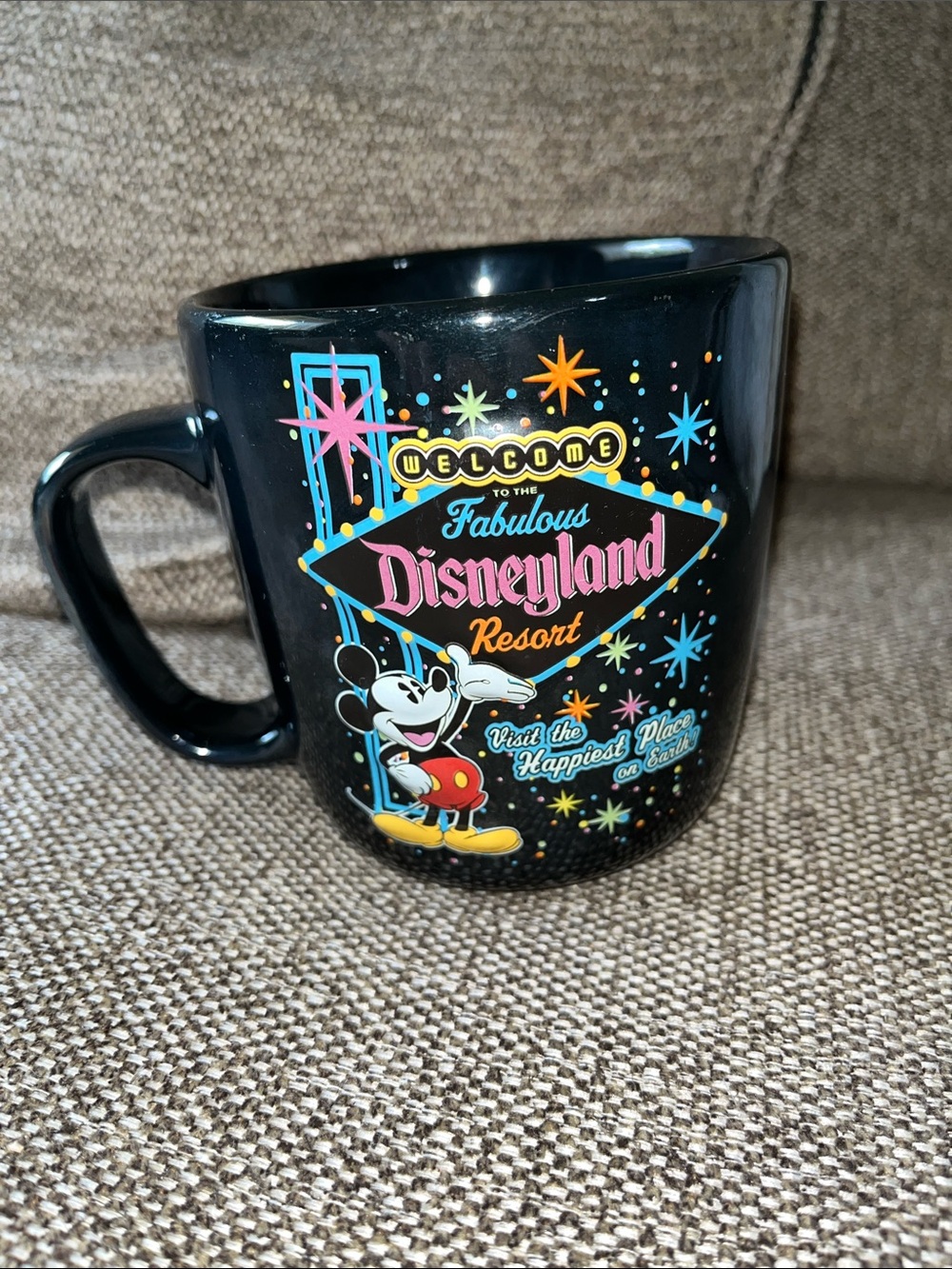 Black Disneyland Resort Disney Parks Collectible Coffee Mug